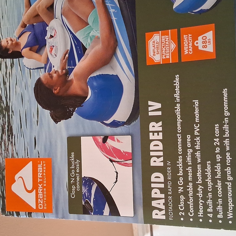 Rapid Rider IV Inflatable Raft. NIB. - Picture 5 of 7